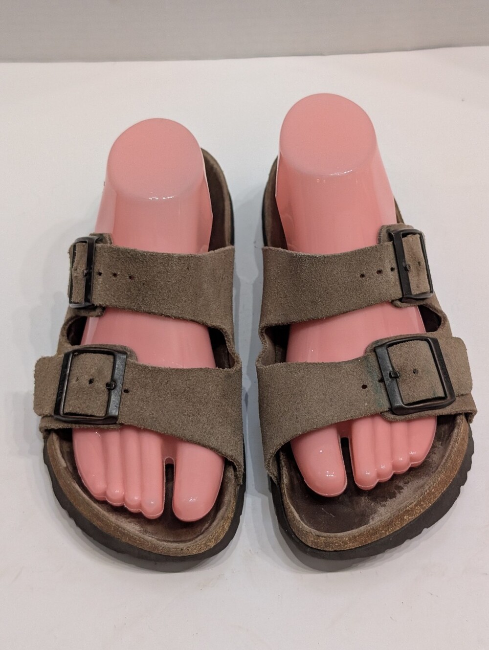 Birkenstock Betula 39 Suede Double Strap Sandals Women's 8 Men's 6 Brown